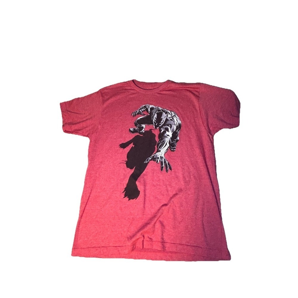 Marvel Black Panther Size Large The Most Dangerous Man Alive Red Graphic T-Shirt